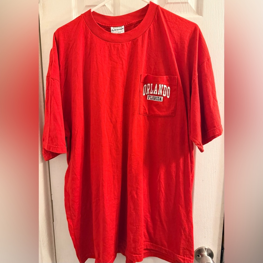 Orlando Florida Red Men's Shirt size XXL